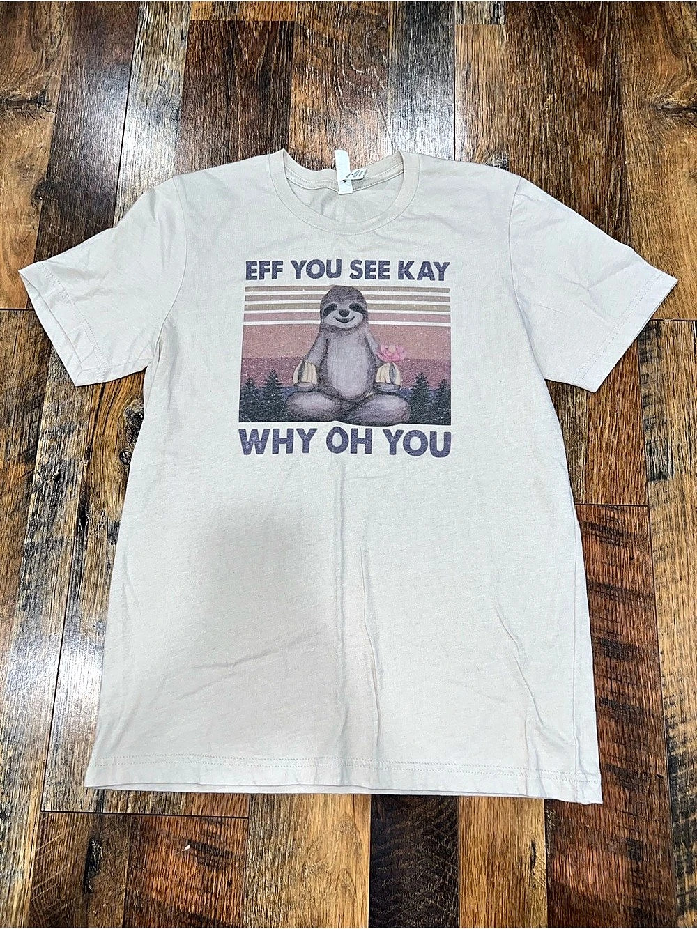 Bella + Canvas Graphic Short Sleeve Tee Gray Size Medium